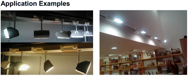 High CRI LED track ligh application