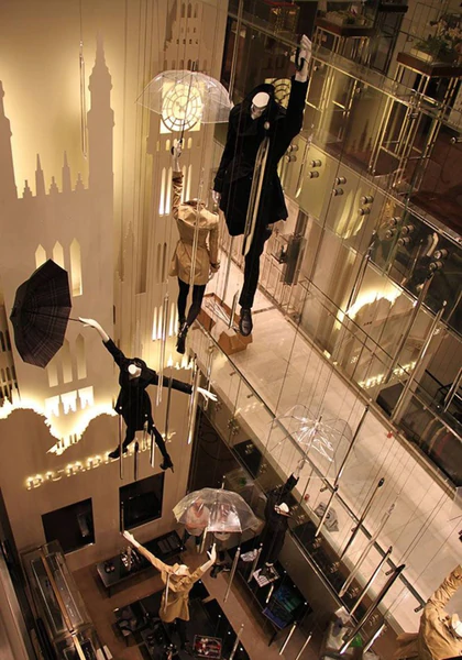The lighting design for show case of boutiques and malls 2