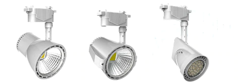 Integrated led track lights