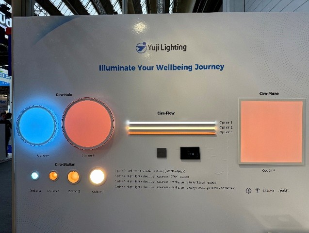 Yuji lighting science driven human centric lighting at light + building 2