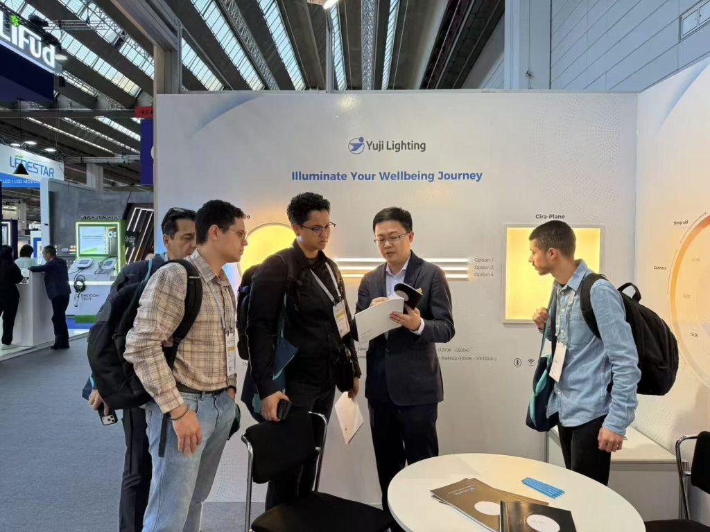 Yuji lighting science driven human centric lighting at light + building 6