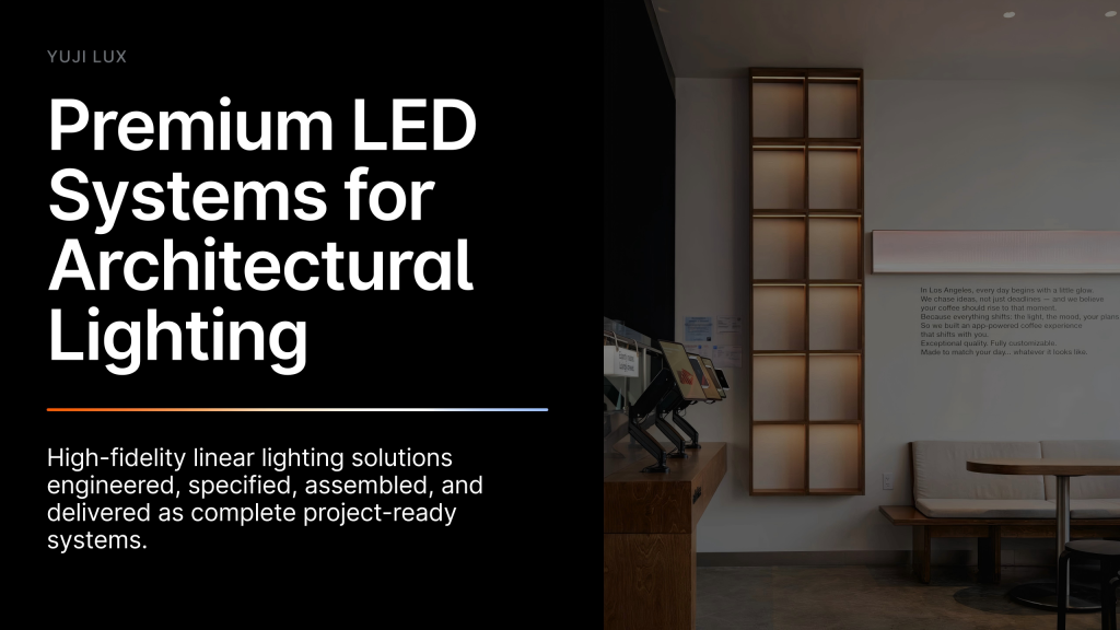 Introducing Yuji Lux: Architectural Lighting and Project Solutions for the US Market
