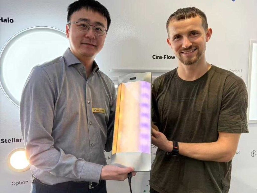 Yuji lighting science driven human centric lighting at light + building 7